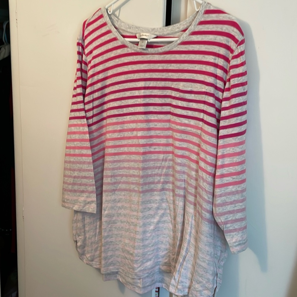 3/4 length tee